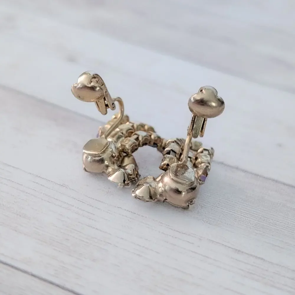 Vintage clip earrings